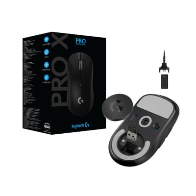 Logitech Pro X superlight wireless Gaming Mouse black (910-005880)