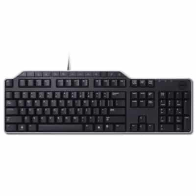 Keyboard : Russian (QWERTY) Dell KB-522 Wired Business Multimedia USB Keyboard Black (Kit) for Windows 8