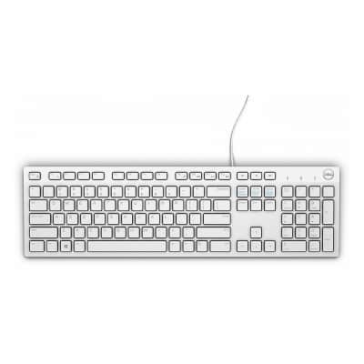 Dell Multimedia Keyboard-KB216 – US International (QWERTY) – White