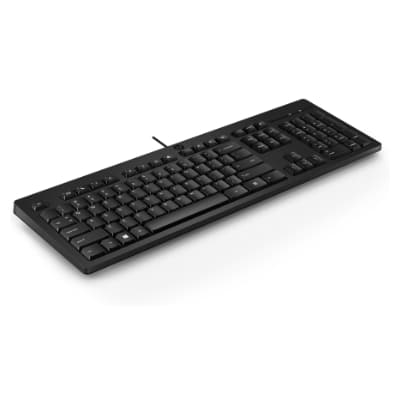 HP 125 USB Wired Keyboard – Black – EST