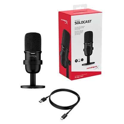HyperX SoloCast – USB Microphone (Black)