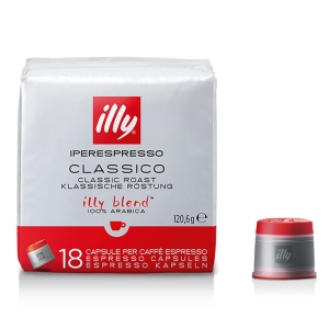 Kohvikapslid Illy, espresso, 18tk punane