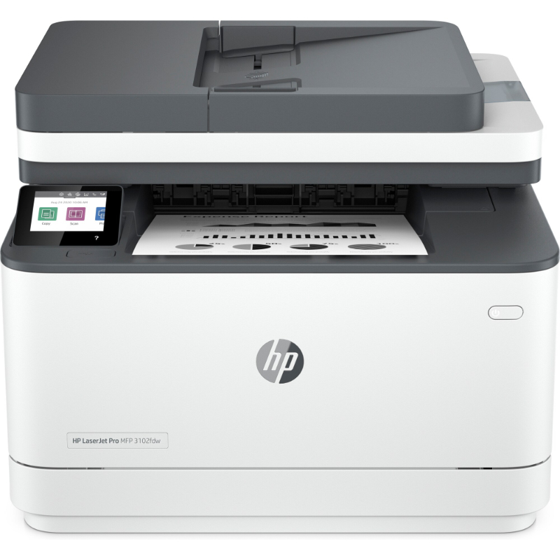 HP LaserJet Pro MFP 3102fdw Printer –  A4 Mono Laser, Print, Auto-Duplex, LAN, Fax, WiFi, 33ppm, 350-2500 pages per month