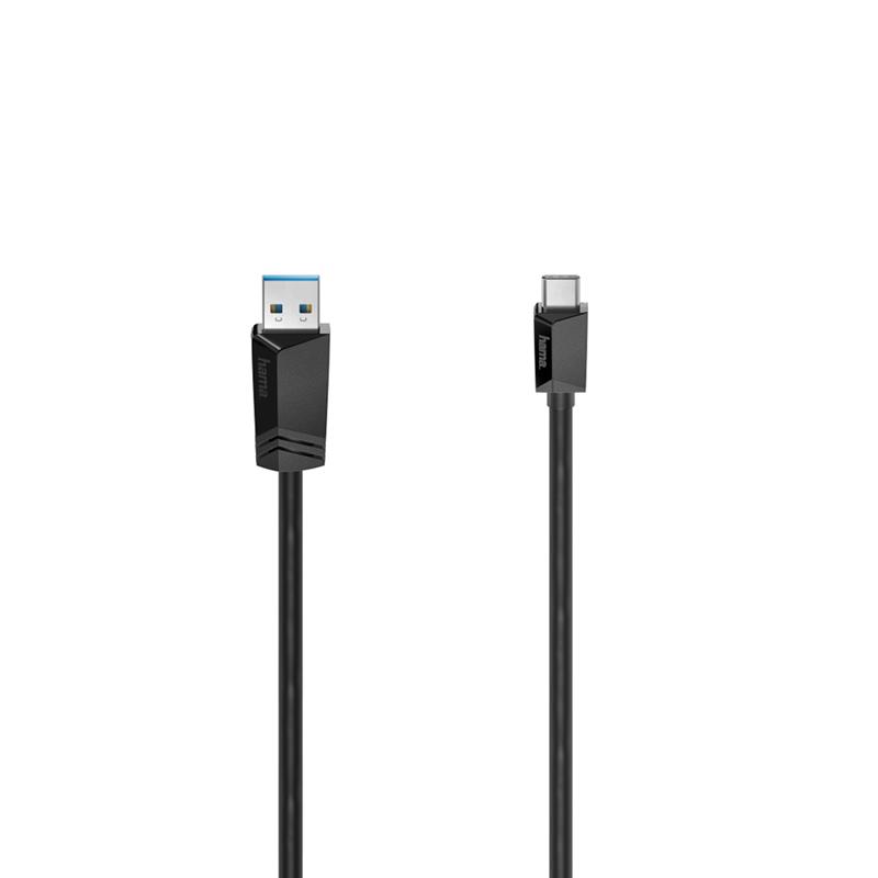 Kaabel Hama USB A 3.2 Gen 1 – USB C, 1,5m, must
