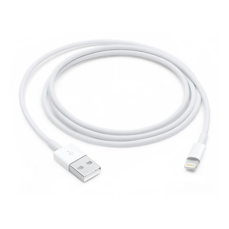 Kaabel Apple USB A – Lightning, 1m, valge