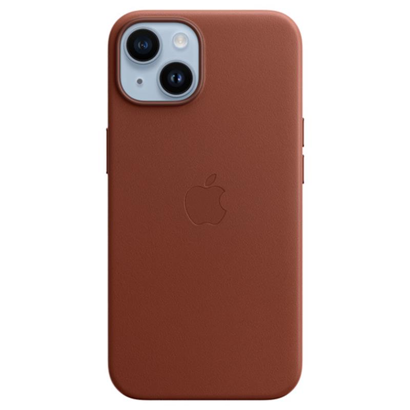 iPhone 14 Leather Case with MagSafe – Umber