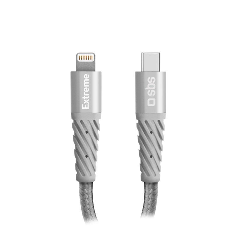 Cable SBS Extreme USB-C/Lightning 1,5m