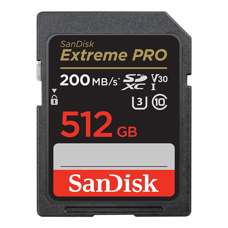 Mälukaart SanDisk SDHC 512GB Extreme PRO