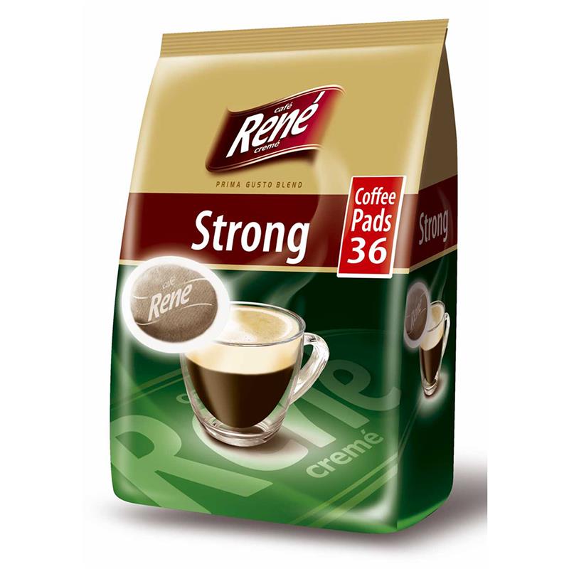 Kohvipadjad Rene, Strong 36 tk