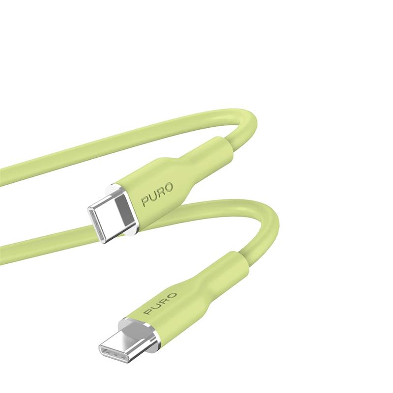 Kaabel Puro Soft USB-C/USB-C, 1,5 m, heleroheline