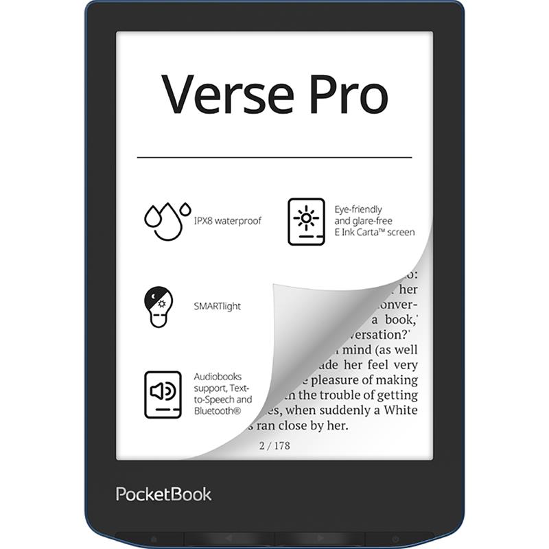E-Luger Pocketbook Verse Pro 6” 8GB, sinine