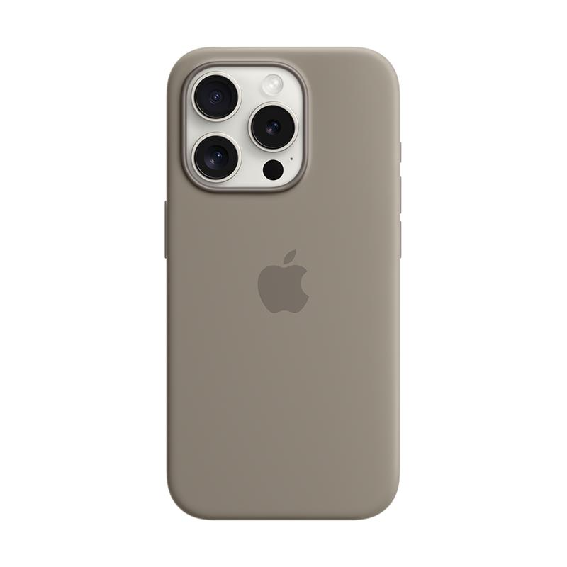 iPhone 15 Pro Silicone Case with MagSafe – Clay
