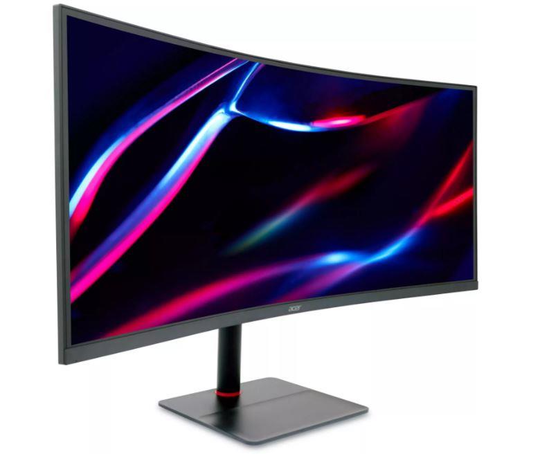 LCD Monitor|ACER|Nitro XV5 XV345CURVbmiphuzx|34″|Gaming/Curved/21 : 9|Panel IPS|3440×1440|21:9|165Hz|Matte|1 ms|Speakers|Swivel|Height adjustable|Tilt|UM.CX5EE.V01