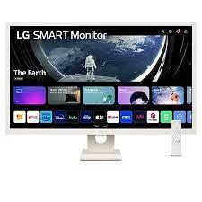 LCD Monitor|LG|27SR50F-W|27″|Smart|Panel IPS|1920×1080|16:9|8 ms|Speakers|Tilt|Colour White|27SR50F-W