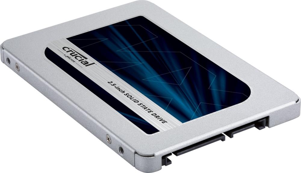 SSD|CRUCIAL|MX500|500GB|SATA 3.0|TLC|Write speed 510 MBytes/sec|Read speed 560 MBytes/sec|2,5″|MTBF 1800000 hours|CT500MX500SSD1